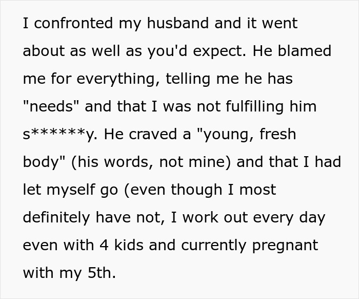 Cheater Wants A Divorce With Pregnant Wife Who Is Still Willing To Stay With Him For “Corrupting” His Mom Cheater Wants A Divorce With Pregnant Wife Who Is Still Willing To Stay With Him For “Corrupting” His Mom