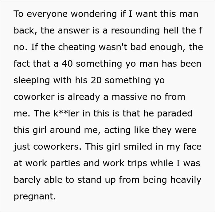 Cheater Wants A Divorce With Pregnant Wife Who Is Still Willing To Stay With Him For “Corrupting” His Mom Cheater Wants A Divorce With Pregnant Wife Who Is Still Willing To Stay With Him For “Corrupting” His Mom