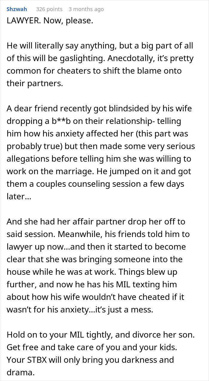 Cheater Wants A Divorce With Pregnant Wife Who Is Still Willing To Stay With Him For “Corrupting” His Mom Cheater Wants A Divorce With Pregnant Wife Who Is Still Willing To Stay With Him For “Corrupting” His Mom