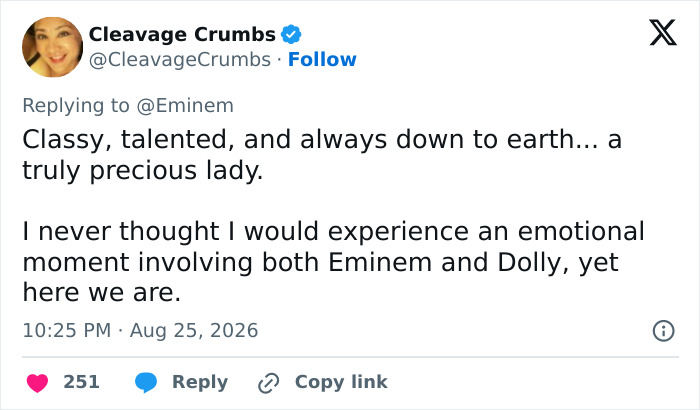 “Couldn’t Take The Time”: Eminem Faces Backlash After Sharing Sweet Letter Dolly Parton Wrote Him “Couldn’t Take The Time”: Eminem Faces Backlash After Sharing Sweet Letter Dolly Parton Wrote Him