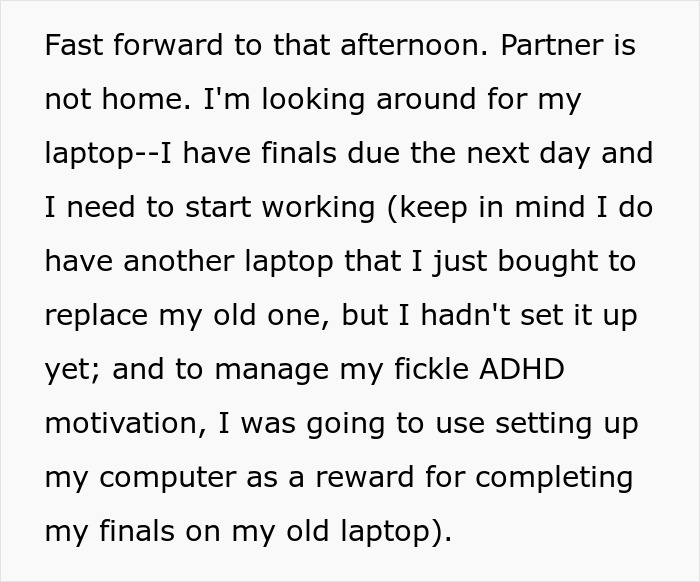 Laptop Gets Hidden Out Of Spite, Woman Sees This Is Just Red Flag Nr.1 After A 7-Year Relationship Laptop Gets Hidden Out Of Spite, Woman Sees This Is Just Red Flag Nr.1 After A 7-Year Relationship