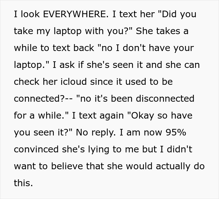 Laptop Gets Hidden Out Of Spite, Woman Sees This Is Just Red Flag Nr.1 After A 7-Year Relationship Laptop Gets Hidden Out Of Spite, Woman Sees This Is Just Red Flag Nr.1 After A 7-Year Relationship