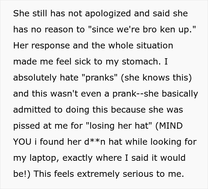 Laptop Gets Hidden Out Of Spite, Woman Sees This Is Just Red Flag Nr.1 After A 7-Year Relationship Laptop Gets Hidden Out Of Spite, Woman Sees This Is Just Red Flag Nr.1 After A 7-Year Relationship