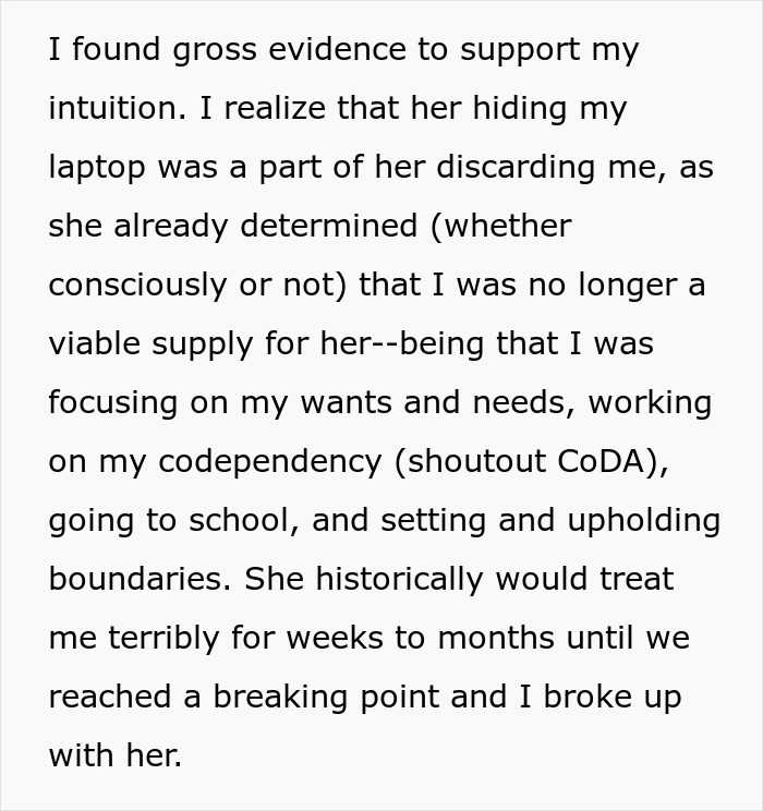 Laptop Gets Hidden Out Of Spite, Woman Sees This Is Just Red Flag Nr.1 After A 7-Year Relationship Laptop Gets Hidden Out Of Spite, Woman Sees This Is Just Red Flag Nr.1 After A 7-Year Relationship