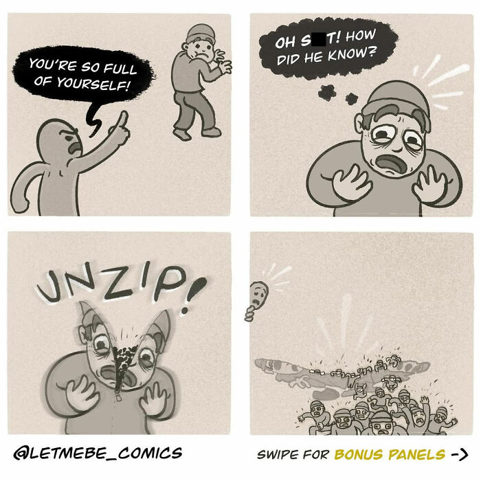 This Comic Artist Gives Familiar Characters Hilariously Unhinged New Storylines (35 Pics)