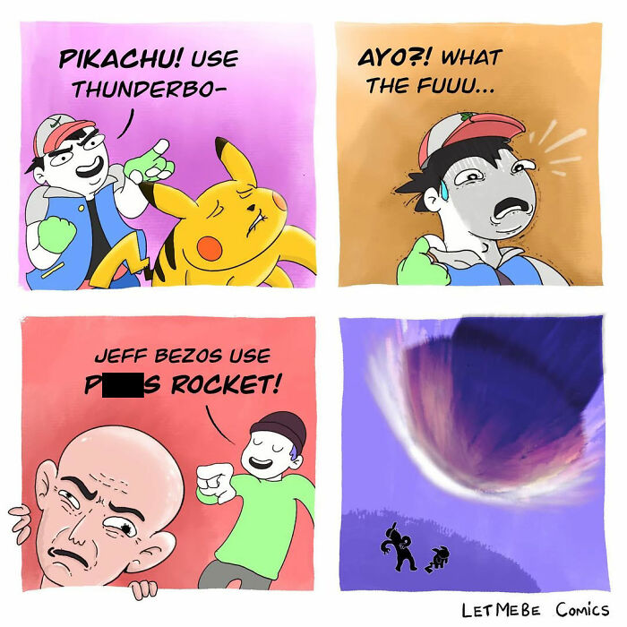 This Comic Artist Gives Familiar Characters Hilariously Unhinged New Storylines (35 Pics)
