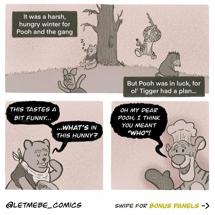 This Comic Artist Gives Familiar Characters Hilariously Unhinged New Storylines (35 Pics)