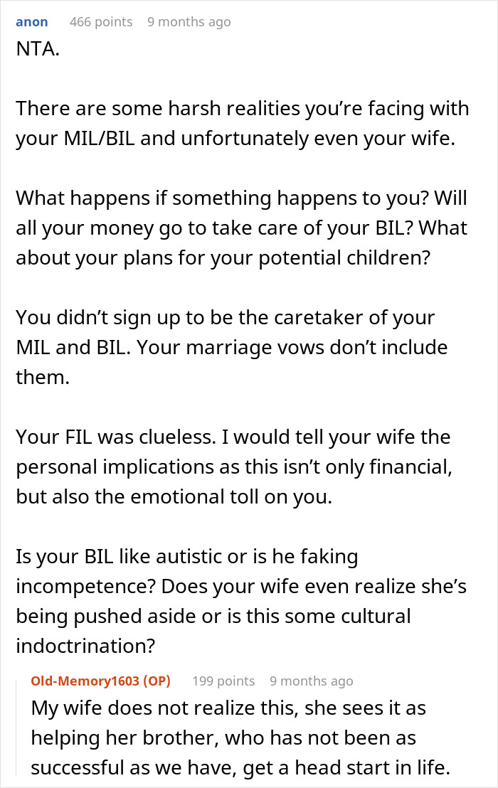 Financially Illiterate 27YO Gets Inheritance And Family Home, His BIL Is Starting Drama Financially Illiterate 27YO Gets Inheritance And Family Home, His BIL Is Starting Drama