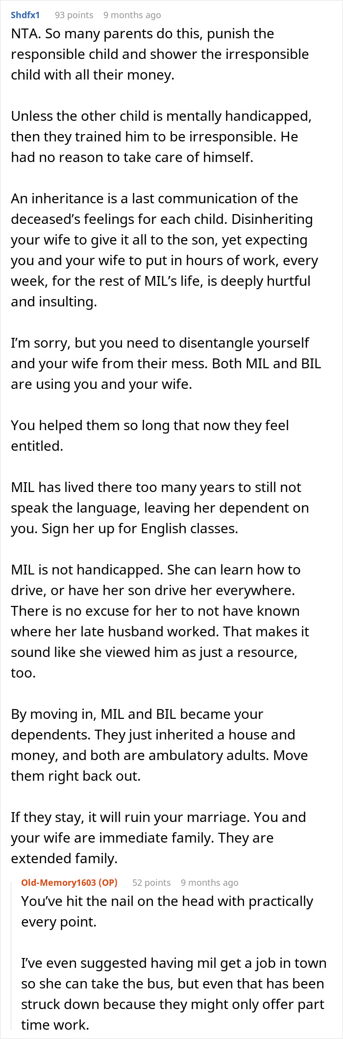 Financially Illiterate 27YO Gets Inheritance And Family Home, His BIL Is Starting Drama Financially Illiterate 27YO Gets Inheritance And Family Home, His BIL Is Starting Drama
