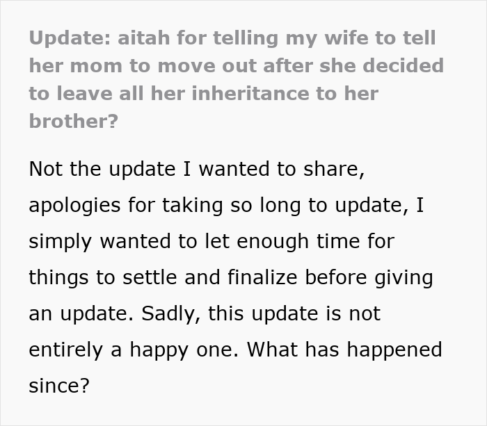 Financially Illiterate 27YO Gets Inheritance And Family Home, His BIL Is Starting Drama Financially Illiterate 27YO Gets Inheritance And Family Home, His BIL Is Starting Drama