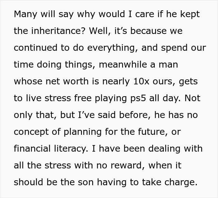 Financially Illiterate 27YO Gets Inheritance And Family Home, His BIL Is Starting Drama Financially Illiterate 27YO Gets Inheritance And Family Home, His BIL Is Starting Drama