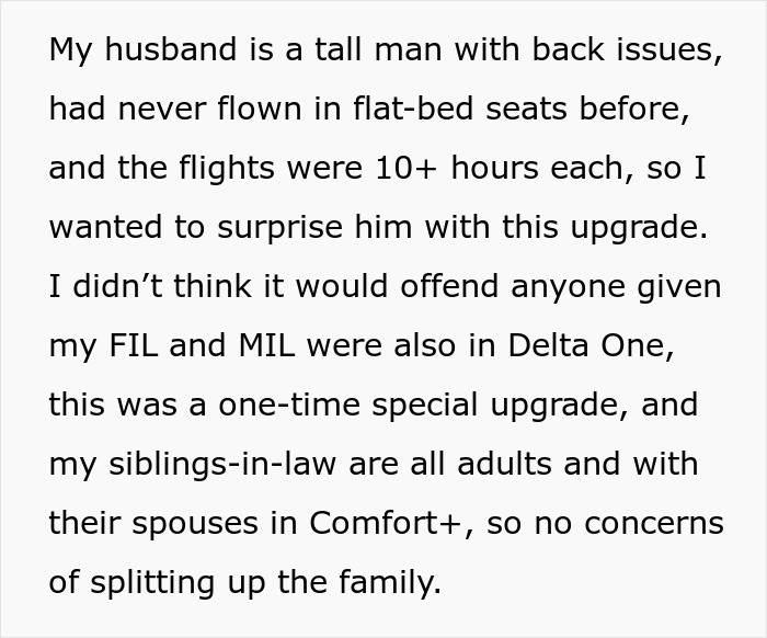 MIL And SIL Go Ballistic During Family Trip After Woman Upgrades Her And Hubby’s Flight Tickets