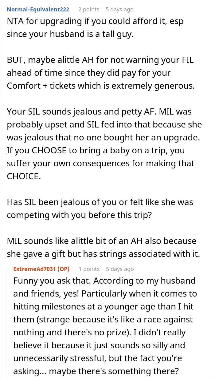 MIL And SIL Go Ballistic During Family Trip After Woman Upgrades Her And Hubby’s Flight Tickets