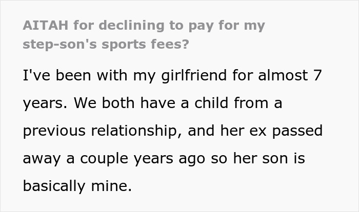 Guy Pays For Dinners, Bills, Gas And More, GF Still Wants Him To Split Her Son’s $1,300 Sports Fees Guy Pays For Dinners, Bills, Gas And More, GF Still Wants Him To Split Her Son’s $1,300 Sports Fees