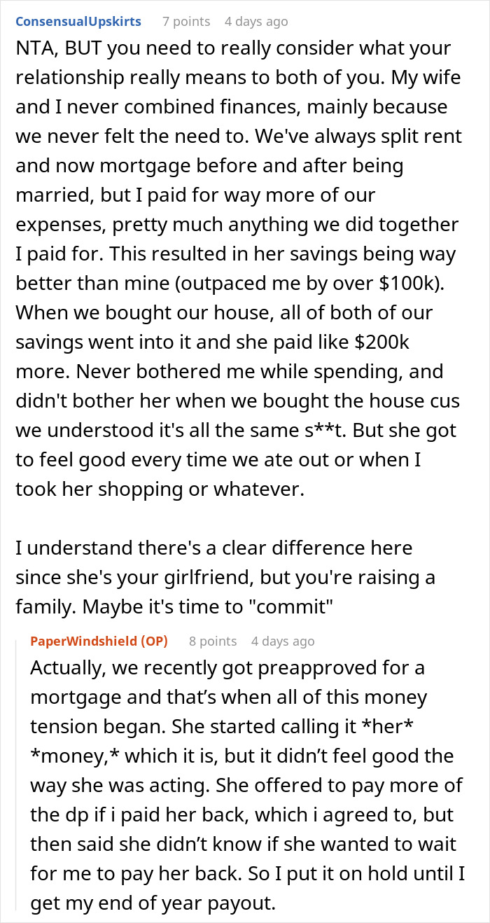 Guy Pays For Dinners, Bills, Gas And More, GF Still Wants Him To Split Her Son’s $1,300 Sports Fees Guy Pays For Dinners, Bills, Gas And More, GF Still Wants Him To Split Her Son’s $1,300 Sports Fees