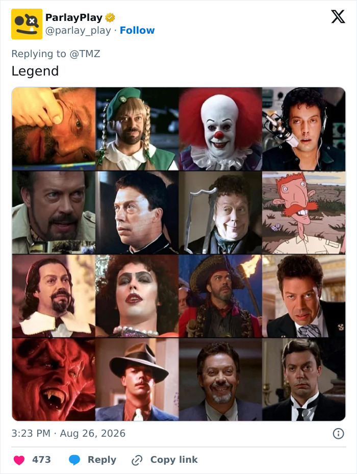 Tim Curry, Who Haunted Generations As Pennywise And Redefined Horror As Dr. Frank‑N‑Furter, Passes Away At 80