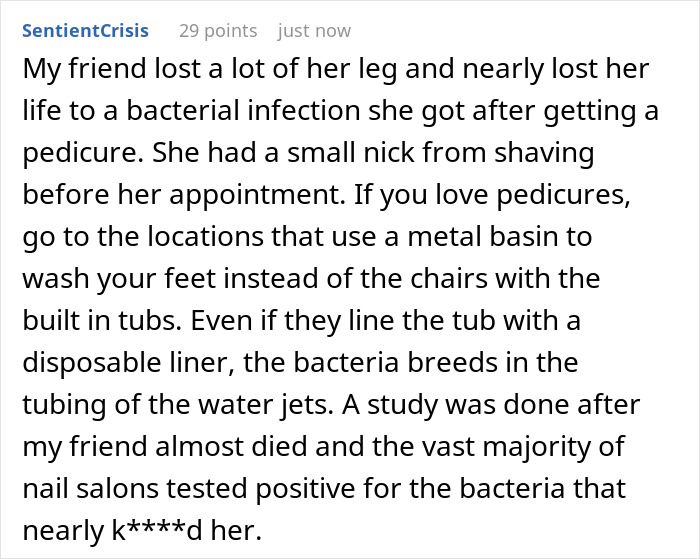 Woman Who Lost ‘A Lot Of My Leg’ To Flesh-Eating Bacteria Warns Women About Common Pre-Swim Habit Woman Who Lost ‘A Lot Of My Leg’ To Flesh-Eating Bacteria Warns Women About Common Pre-Swim Habit
