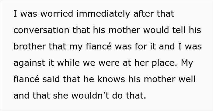Wedding Dispute Shows How One Small Request From The In-Laws Can Tear A Family Apart Wedding Dispute Shows How One Small Request From The In-Laws Can Tear A Family Apart