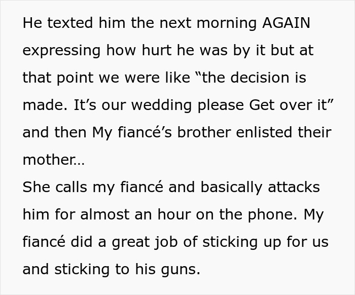Wedding Dispute Shows How One Small Request From The In-Laws Can Tear A Family Apart Wedding Dispute Shows How One Small Request From The In-Laws Can Tear A Family Apart