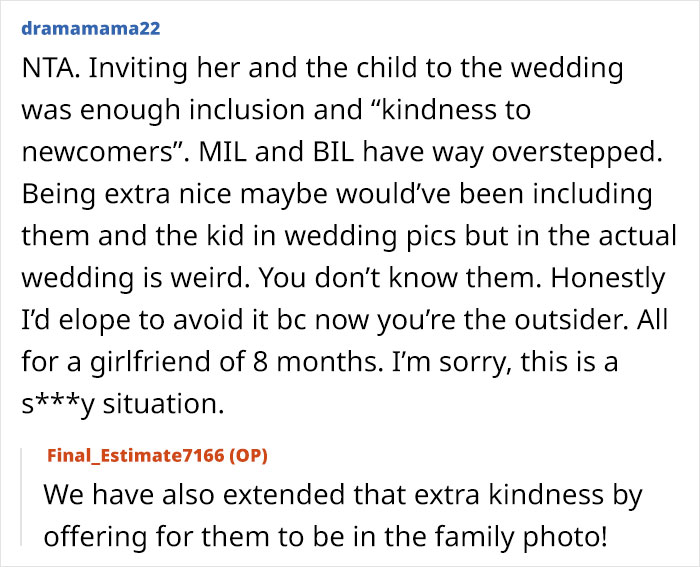 Wedding Dispute Shows How One Small Request From The In-Laws Can Tear A Family Apart Wedding Dispute Shows How One Small Request From The In-Laws Can Tear A Family Apart