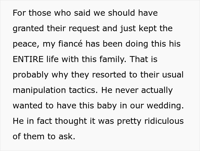 Wedding Dispute Shows How One Small Request From The In-Laws Can Tear A Family Apart Wedding Dispute Shows How One Small Request From The In-Laws Can Tear A Family Apart