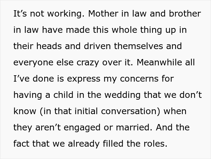 Wedding Dispute Shows How One Small Request From The In-Laws Can Tear A Family Apart Wedding Dispute Shows How One Small Request From The In-Laws Can Tear A Family Apart