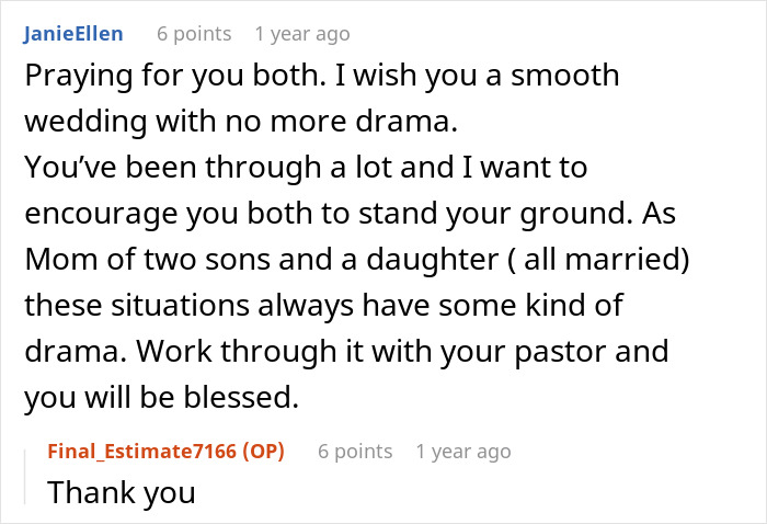 Wedding Dispute Shows How One Small Request From The In-Laws Can Tear A Family Apart Wedding Dispute Shows How One Small Request From The In-Laws Can Tear A Family Apart