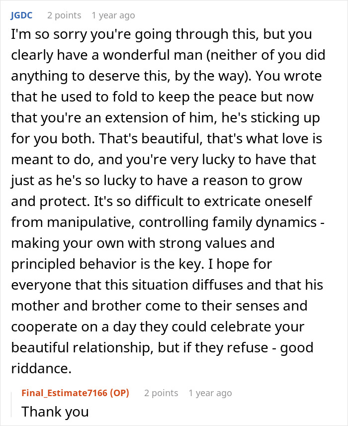 Wedding Dispute Shows How One Small Request From The In-Laws Can Tear A Family Apart Wedding Dispute Shows How One Small Request From The In-Laws Can Tear A Family Apart