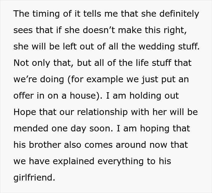 Wedding Dispute Shows How One Small Request From The In-Laws Can Tear A Family Apart Wedding Dispute Shows How One Small Request From The In-Laws Can Tear A Family Apart