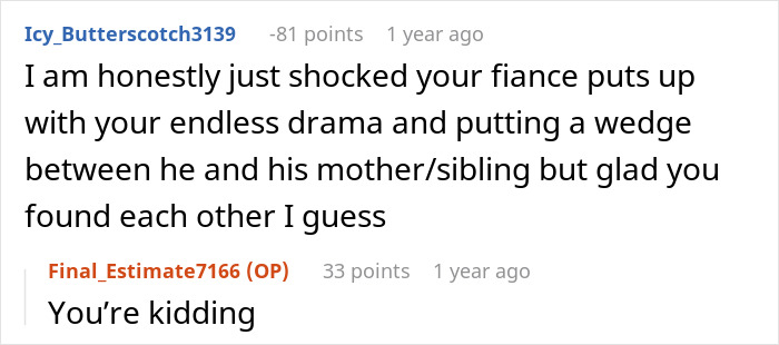 Wedding Dispute Shows How One Small Request From The In-Laws Can Tear A Family Apart Wedding Dispute Shows How One Small Request From The In-Laws Can Tear A Family Apart