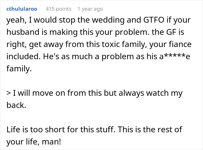 Wedding Dispute Shows How One Small Request From The In-Laws Can Tear A Family Apart Wedding Dispute Shows How One Small Request From The In-Laws Can Tear A Family Apart