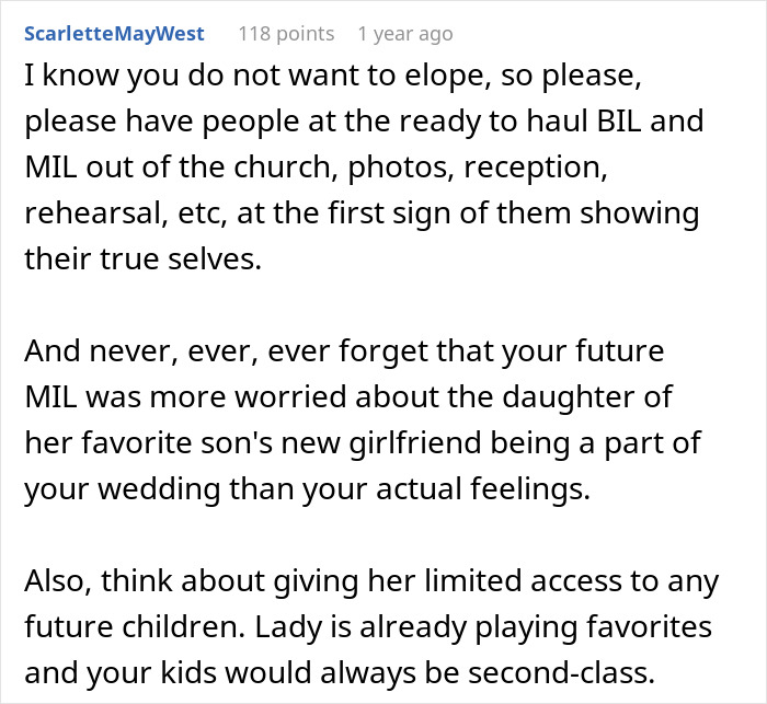 Wedding Dispute Shows How One Small Request From The In-Laws Can Tear A Family Apart Wedding Dispute Shows How One Small Request From The In-Laws Can Tear A Family Apart