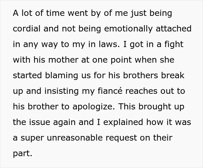 Wedding Dispute Shows How One Small Request From The In-Laws Can Tear A Family Apart Wedding Dispute Shows How One Small Request From The In-Laws Can Tear A Family Apart