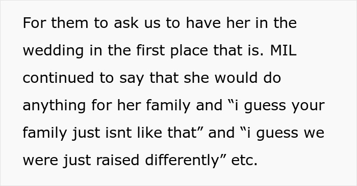 Wedding Dispute Shows How One Small Request From The In-Laws Can Tear A Family Apart Wedding Dispute Shows How One Small Request From The In-Laws Can Tear A Family Apart