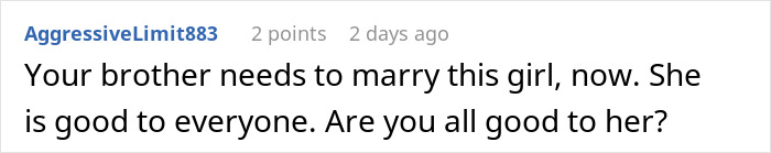 Man Explains Why He Thinks His Future SIL Is In Love With Him, Internet Can’t Help But Facepalm Man Explains Why He Thinks His Future SIL Is In Love With Him, Internet Can’t Help But Facepalm