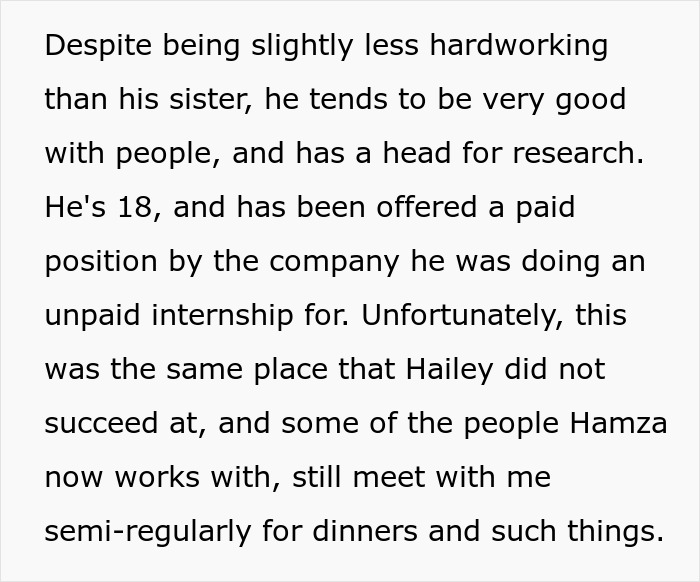 Dad Gets Both Kids Internships, Gets Blamed When One Thrives And The Other Does Not Dad Gets Both Kids Internships, Gets Blamed When One Thrives And The Other Does Not