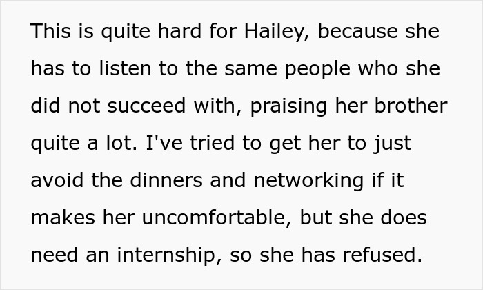 Dad Gets Both Kids Internships, Gets Blamed When One Thrives And The Other Does Not Dad Gets Both Kids Internships, Gets Blamed When One Thrives And The Other Does Not