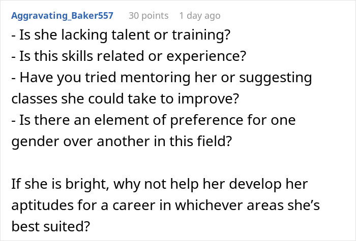 Dad Gets Both Kids Internships, Gets Blamed When One Thrives And The Other Does Not Dad Gets Both Kids Internships, Gets Blamed When One Thrives And The Other Does Not
