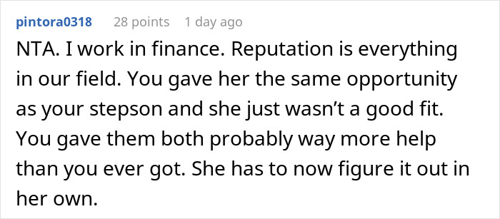 Dad Gets Both Kids Internships, Gets Blamed When One Thrives And The Other Does Not Dad Gets Both Kids Internships, Gets Blamed When One Thrives And The Other Does Not