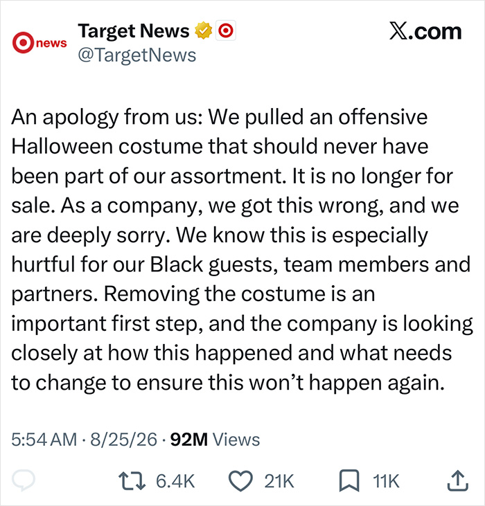 After Target’s Apology Over A Racist Costume Sparked More Backlash, Viola Davis Drops A Scathing Response After Target’s Apology Over A Racist Costume Sparked More Backlash, Viola Davis Drops A Scathing Response