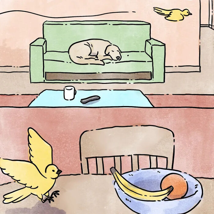 Artist Shares Adorable And Funny Comics Of Life With Pets (5 New Stories) Artist Shares Adorable And Funny Comics Of Life With Pets (5 New Stories)