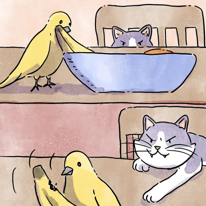 Artist Shares Adorable And Funny Comics Of Life With Pets (5 New Stories) Artist Shares Adorable And Funny Comics Of Life With Pets (5 New Stories)