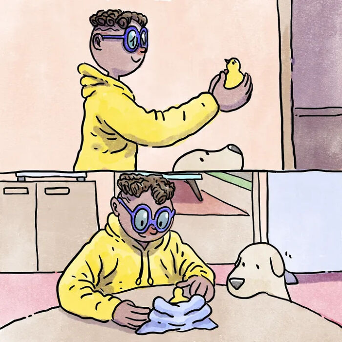 Artist Shares Adorable And Funny Comics Of Life With Pets (5 New Stories) Artist Shares Adorable And Funny Comics Of Life With Pets (5 New Stories)