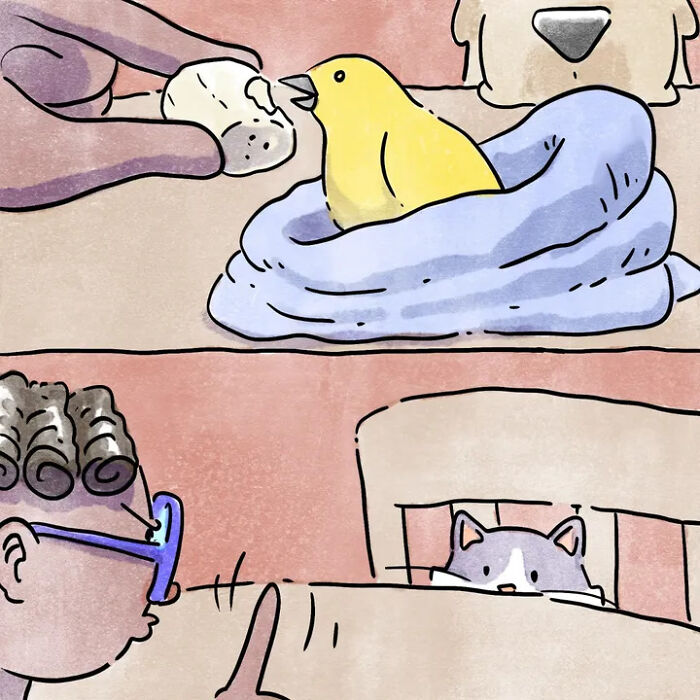 Artist Shares Adorable And Funny Comics Of Life With Pets (5 New Stories) Artist Shares Adorable And Funny Comics Of Life With Pets (5 New Stories)