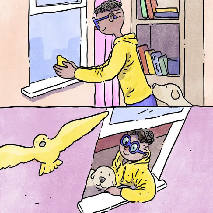 Artist Shares Adorable And Funny Comics Of Life With Pets (5 New Stories) Artist Shares Adorable And Funny Comics Of Life With Pets (5 New Stories)