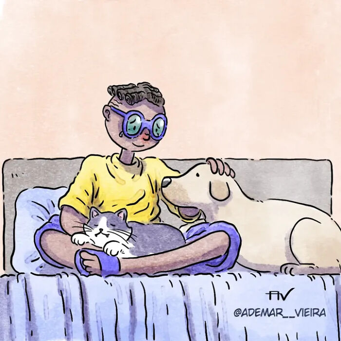 Artist Shares Adorable And Funny Comics Of Life With Pets (5 New Stories) Artist Shares Adorable And Funny Comics Of Life With Pets (5 New Stories)