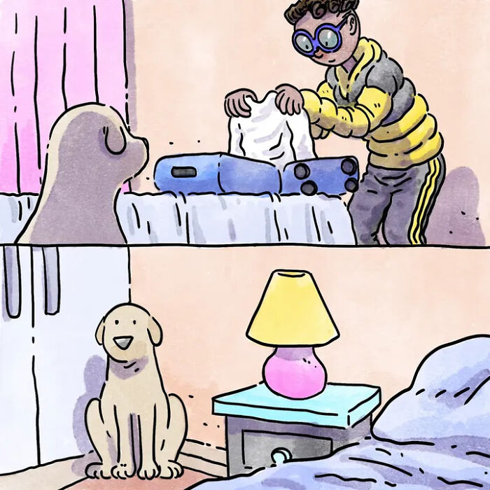 Artist Shares Adorable And Funny Comics Of Life With Pets (5 New Stories) Artist Shares Adorable And Funny Comics Of Life With Pets (5 New Stories)