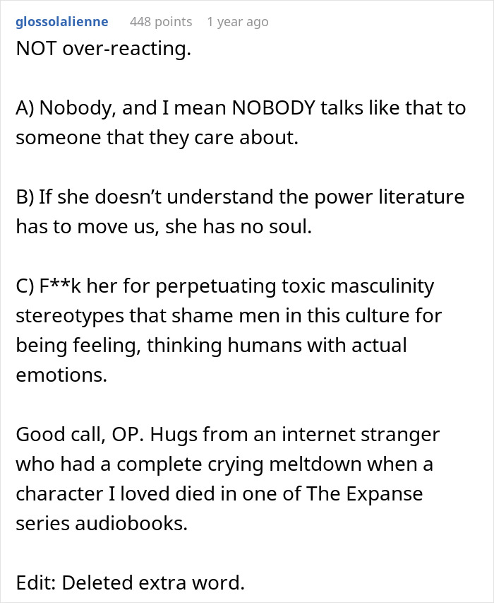 Man Shows His Vulnerable Side To His Girlfriend For The First Time, Her Response Leaves Him Packing His Bags