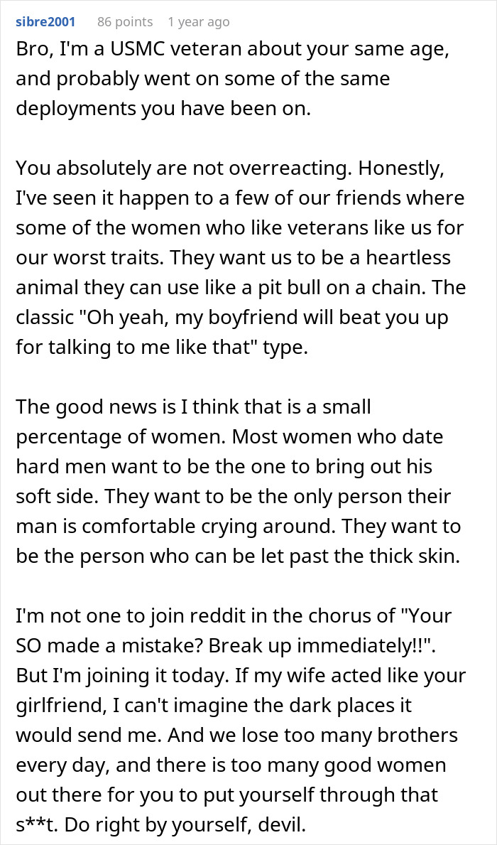 Man Shows His Vulnerable Side To His Girlfriend For The First Time, Her Response Leaves Him Packing His Bags