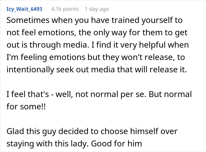 Man Shows His Vulnerable Side To His Girlfriend For The First Time, Her Response Leaves Him Packing His Bags